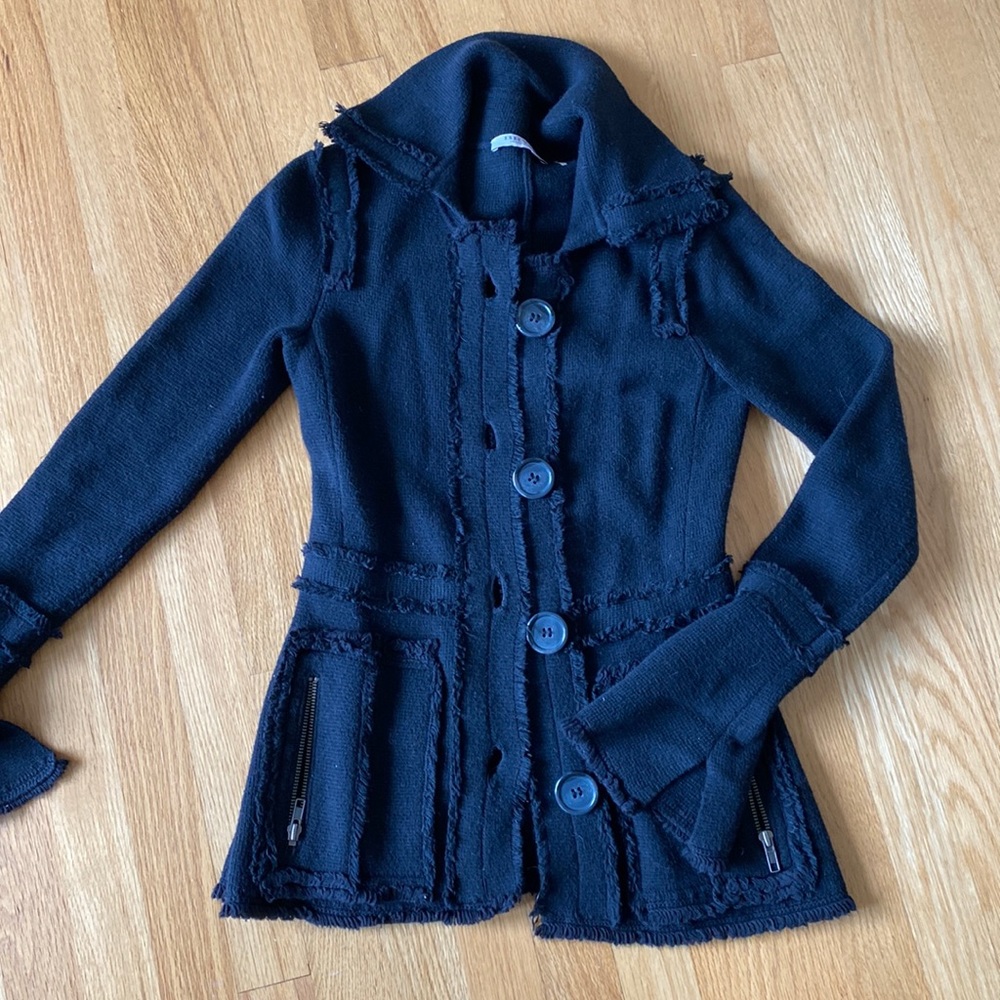 Black Sweater Coat